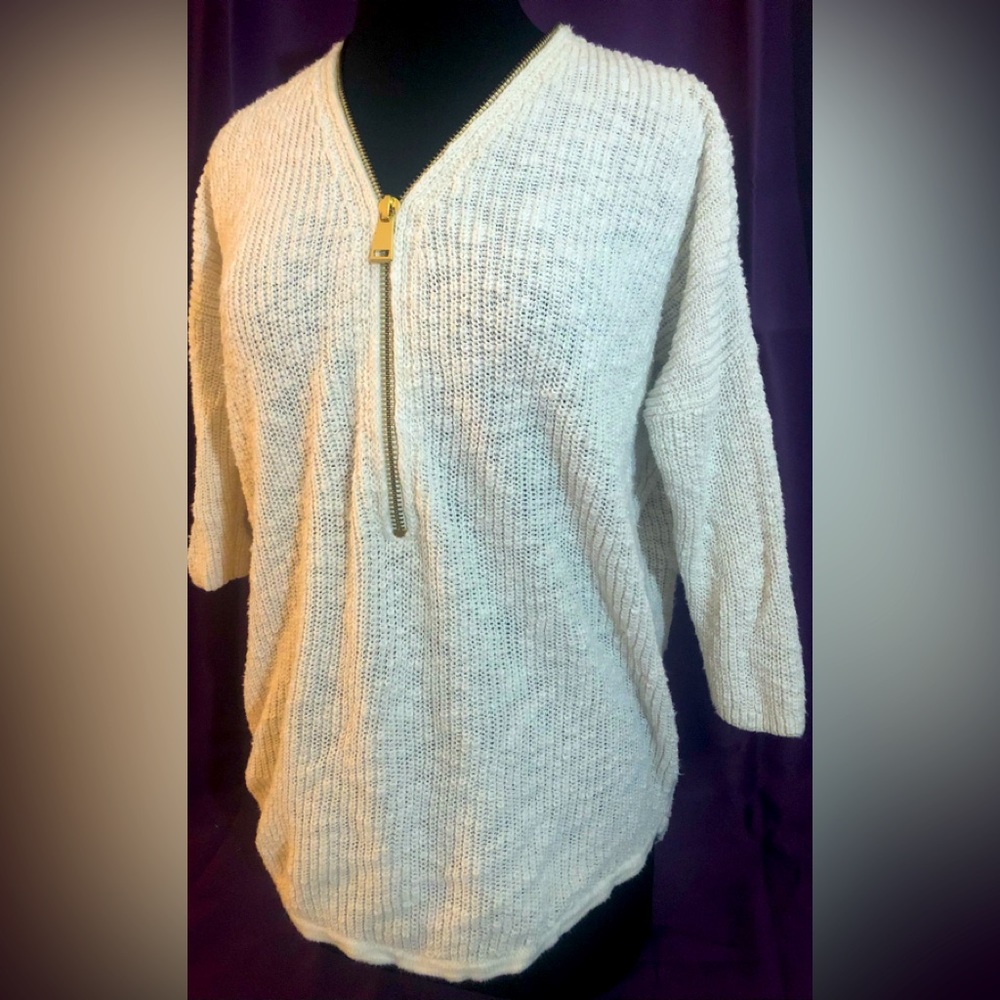 White Express Sweater Small